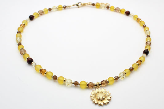 Sunflower Necklace