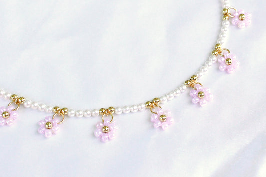 Springtime Necklace – Pink Petal Edition