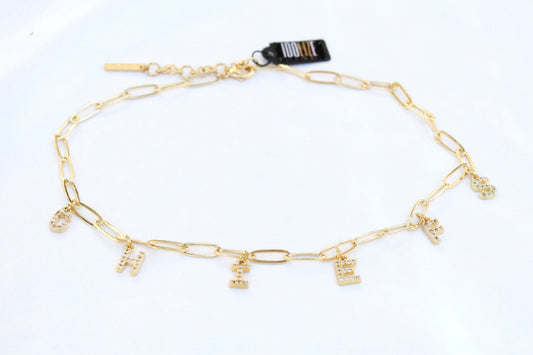 CHIEFS paperclip charm necklaces