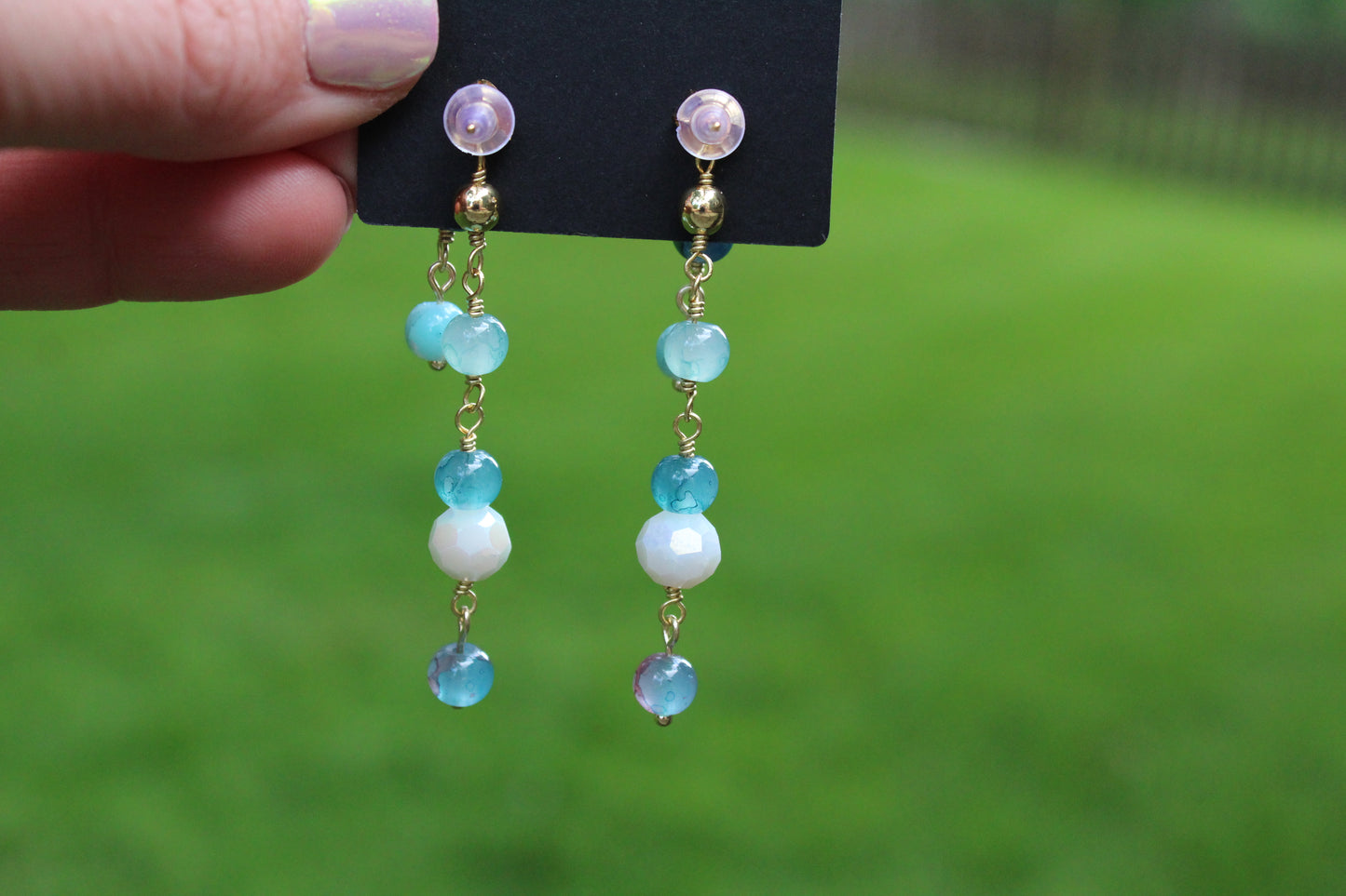 Blueberry Fuego Earrings