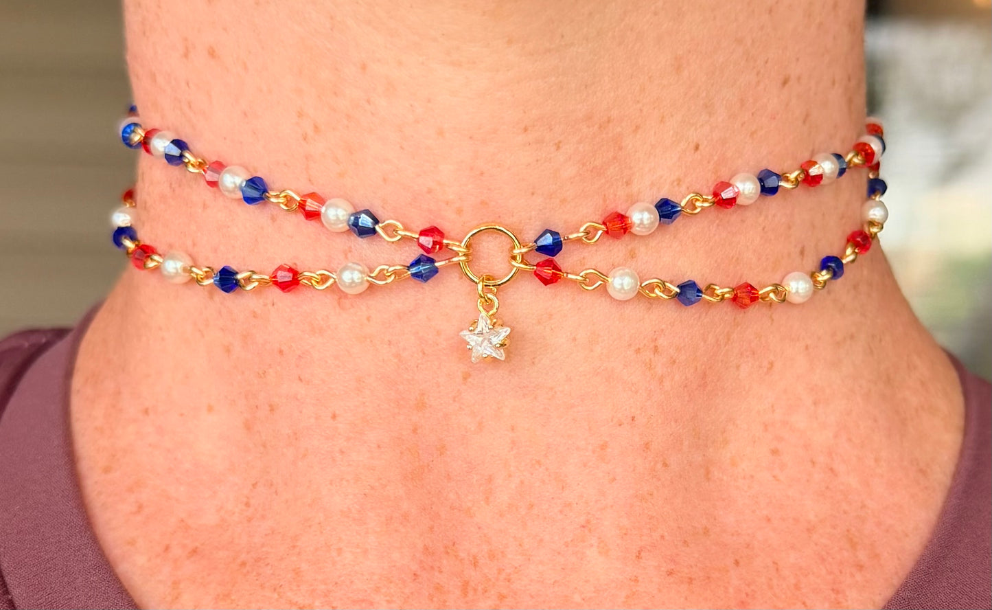 Star Spangled Choker