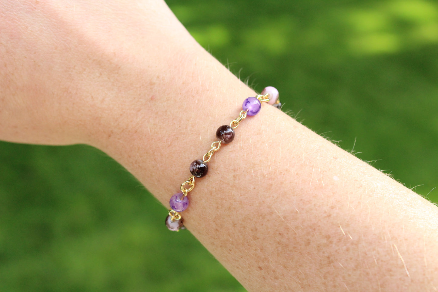 Amethyst Hour Bracelet