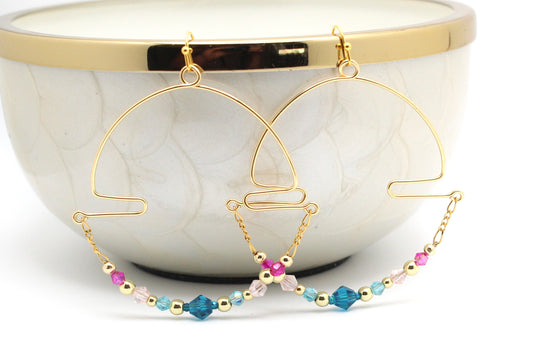 High Garden Geometric Earrings