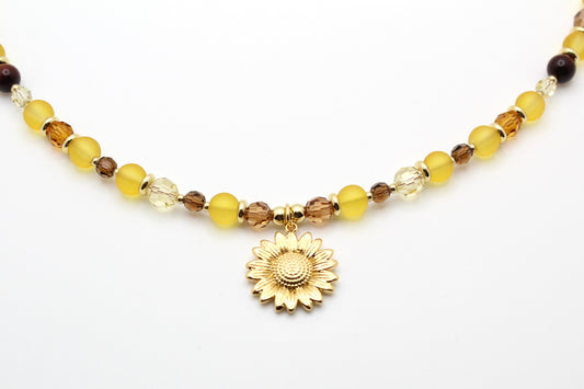 Sunflower Necklace