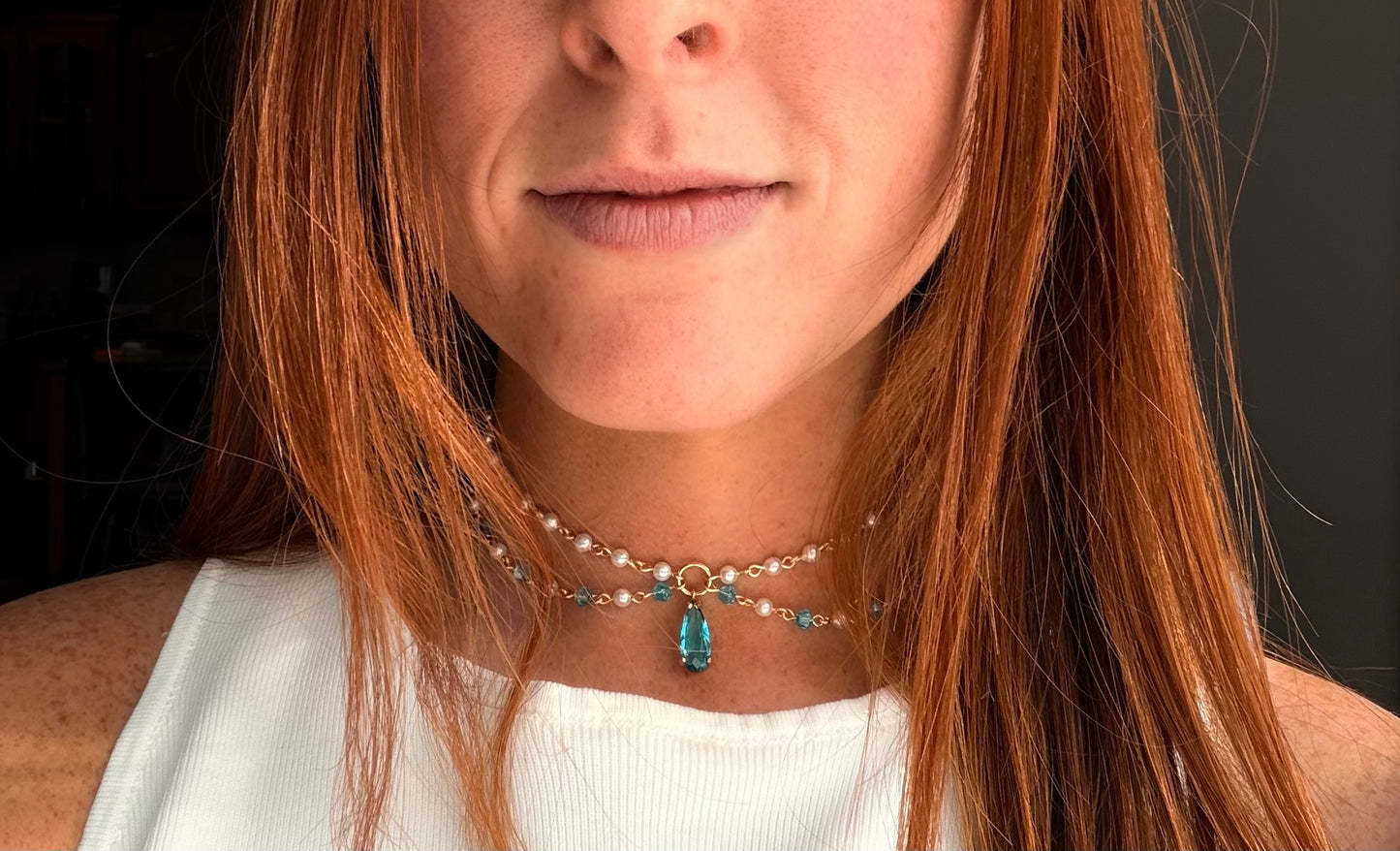 Blue Duchess Choker