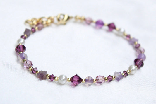 February Birthstone Bracelet