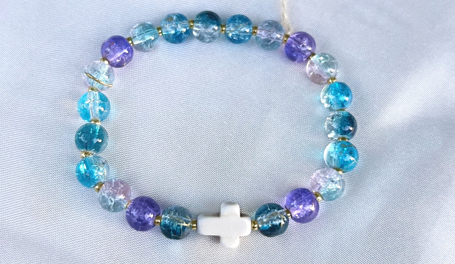 Kid’s Cross Stretchy Bracelets