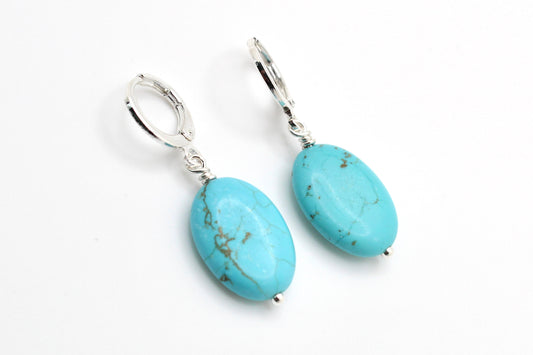 Turquoise Stone Earrings