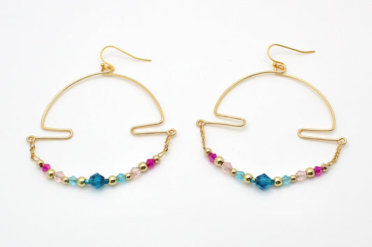 High Garden Geometric Earrings