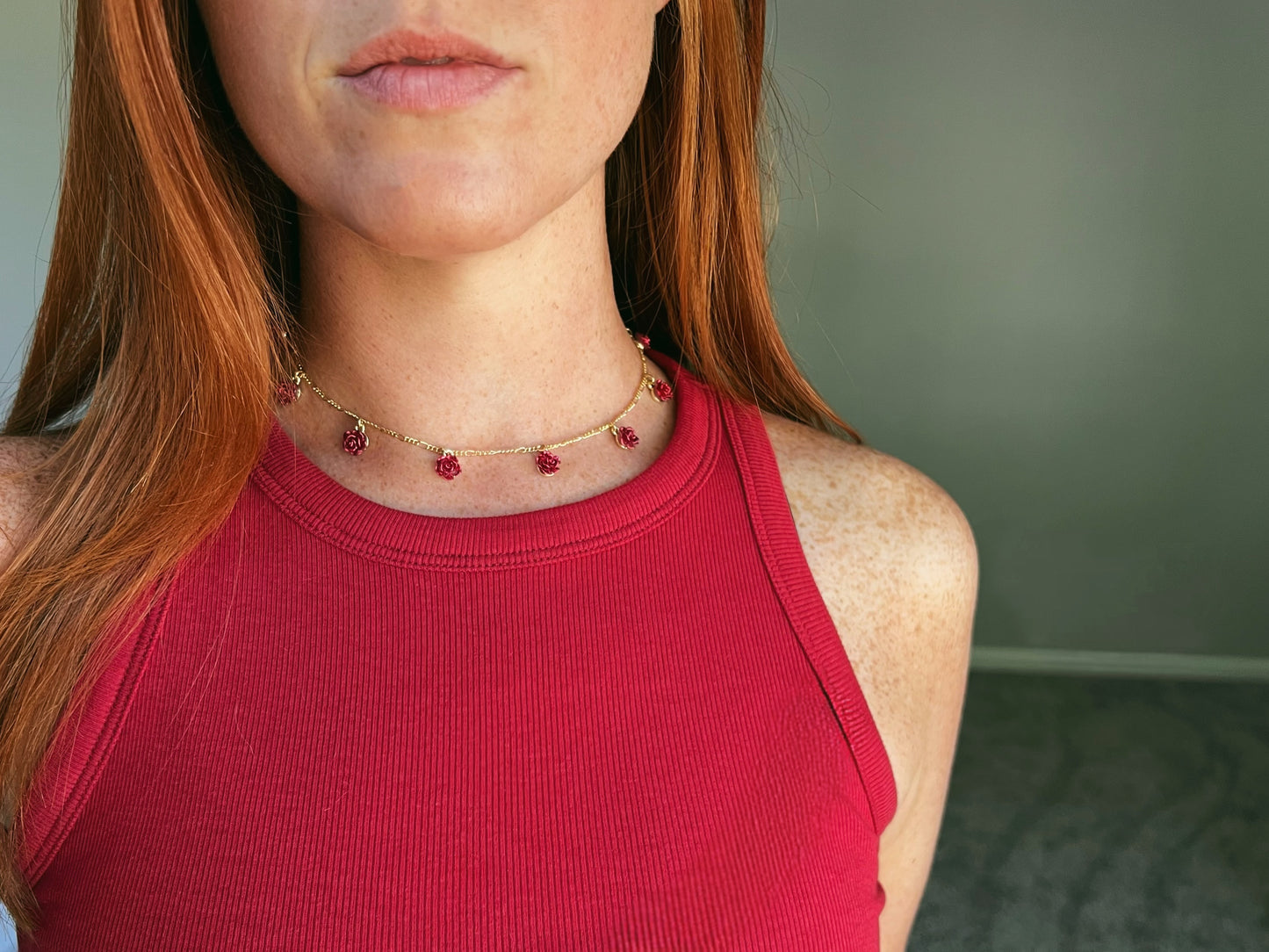 Bridal Rose Choker