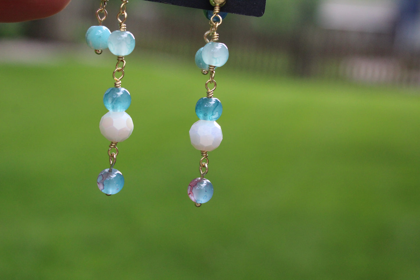 Blueberry Fuego Earrings