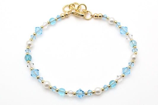 March Birthstone Bracelet