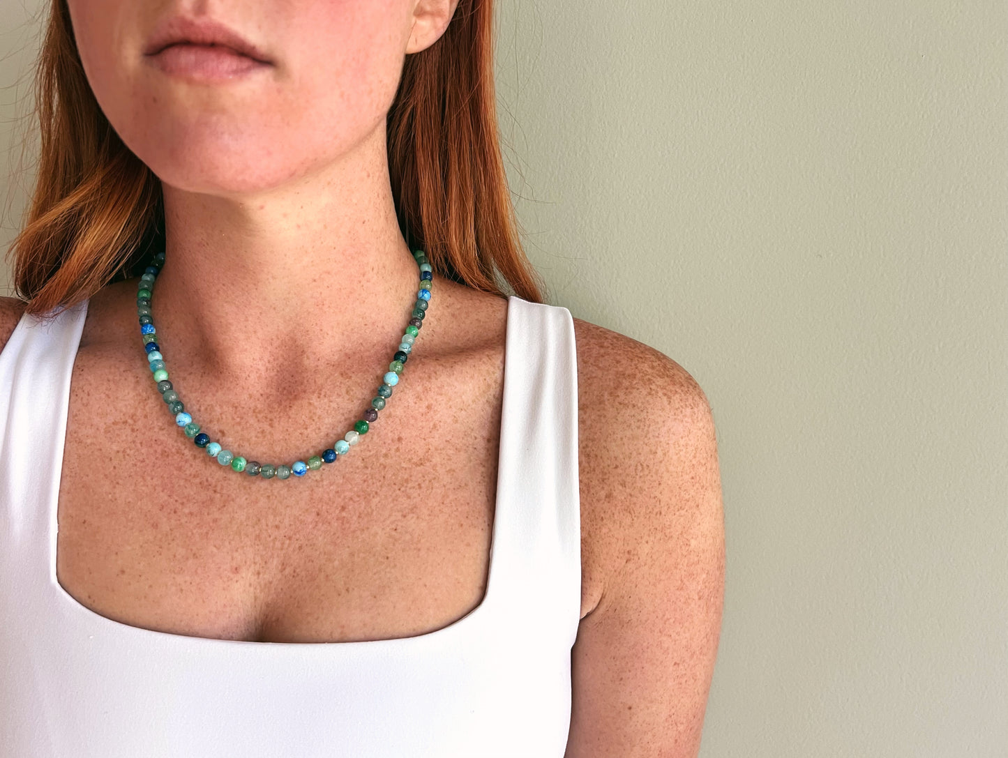 Blueberry Fuego Necklace