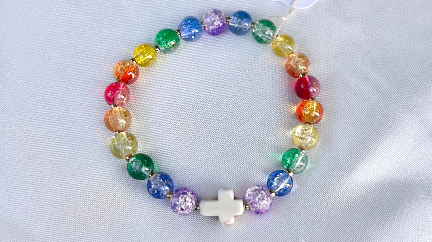 Kid’s Cross Stretchy Bracelets