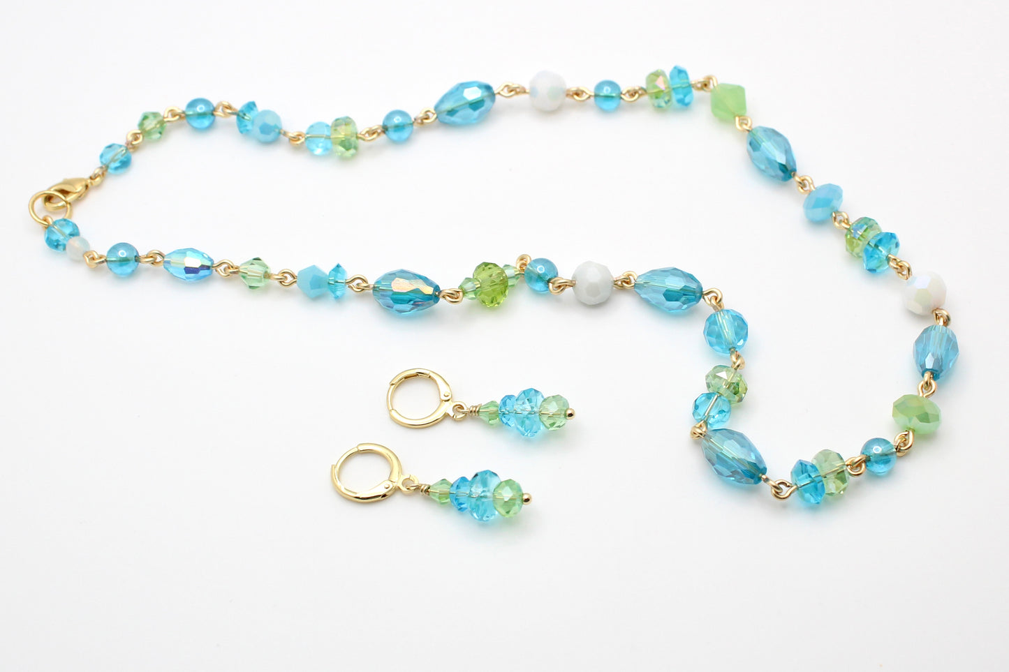 Sea Glass Waters Necklace (AND Earrings)