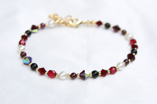 January Birthstone Bracelet