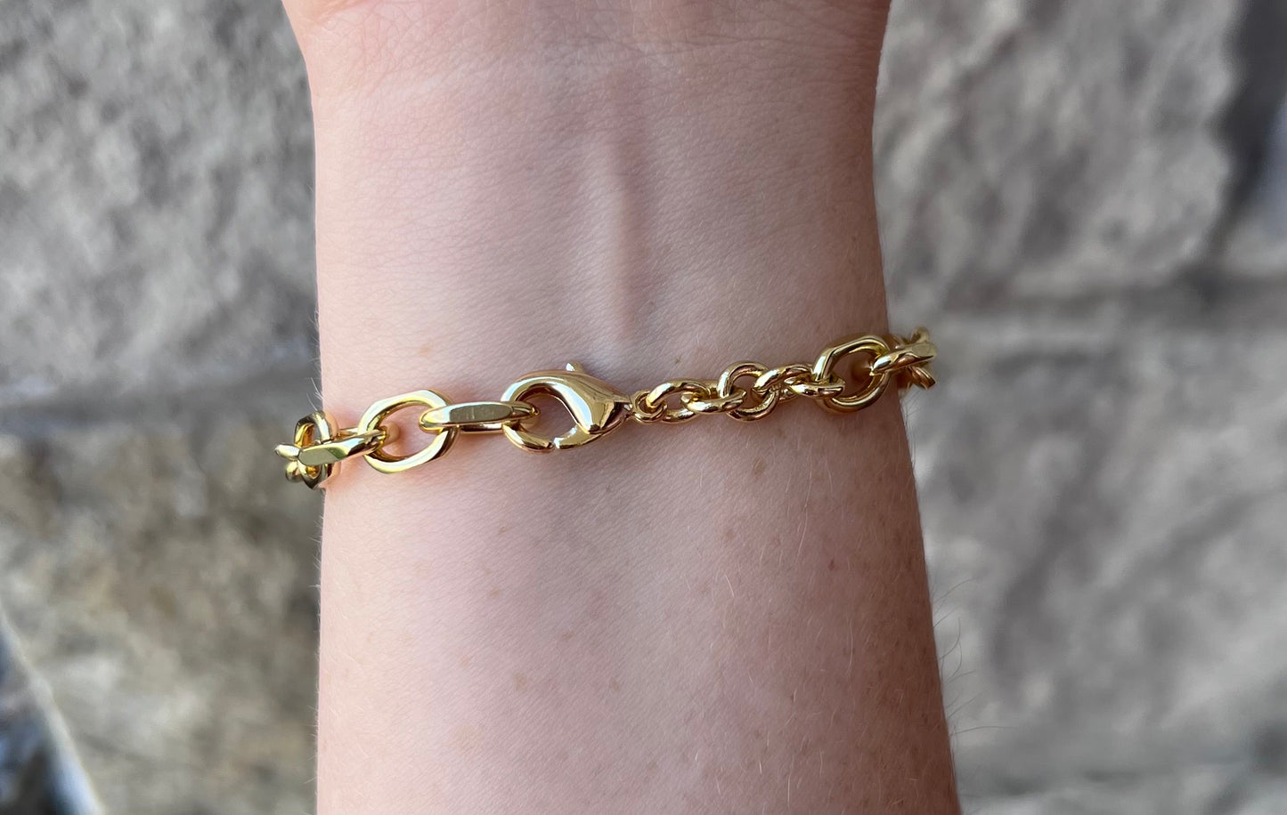 Golden Links Bracelet