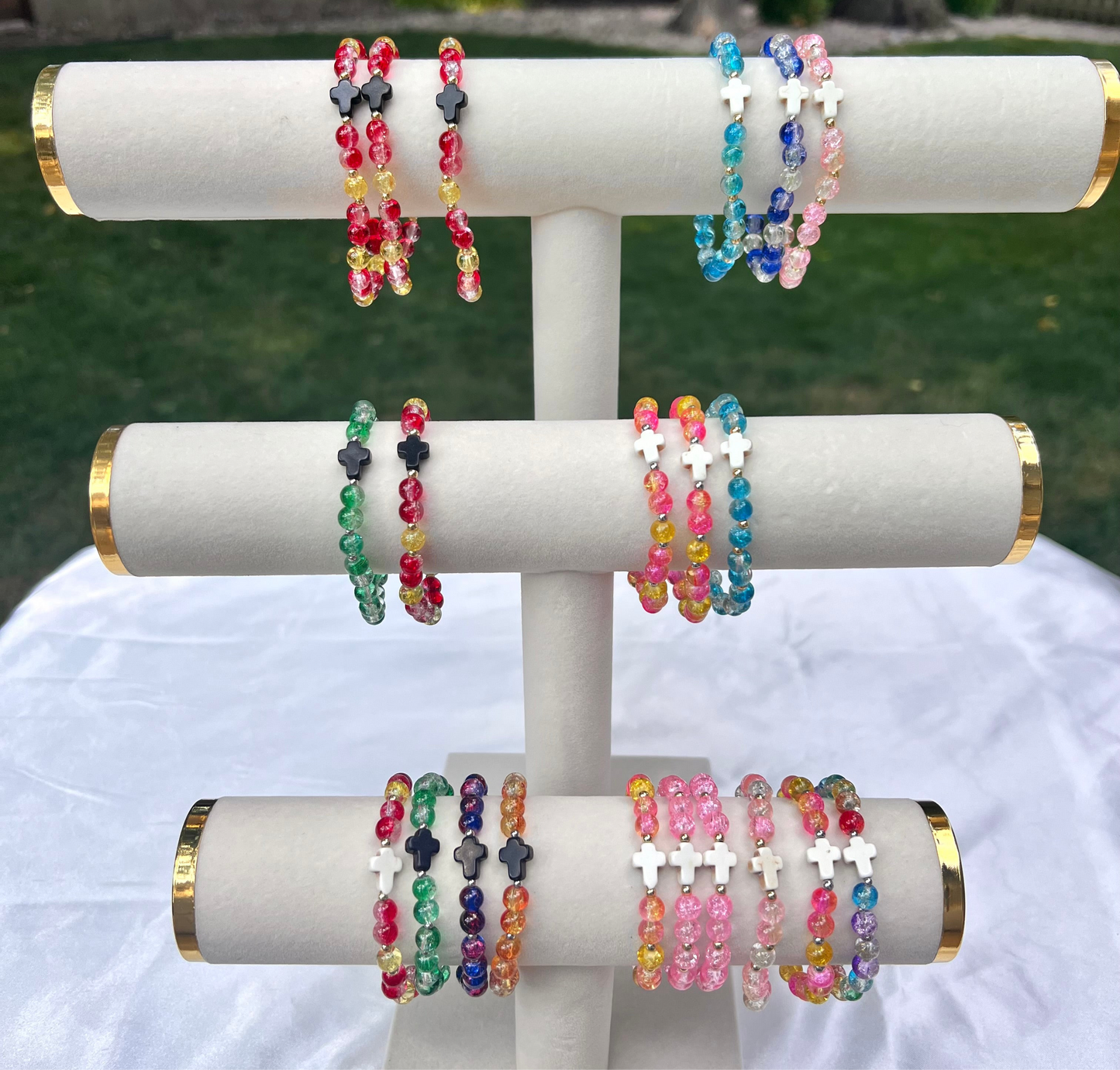 Kid’s Cross Stretchy Bracelets