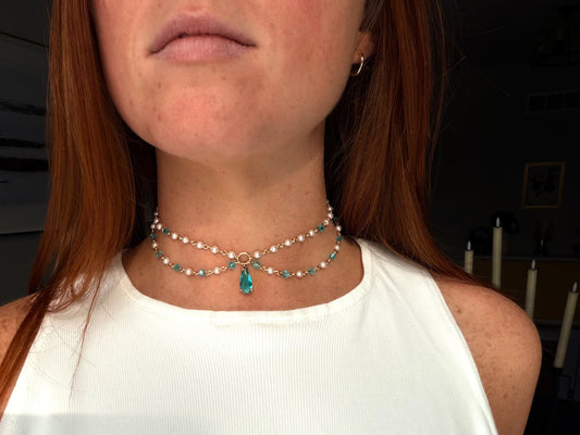 Blue Duchess Choker