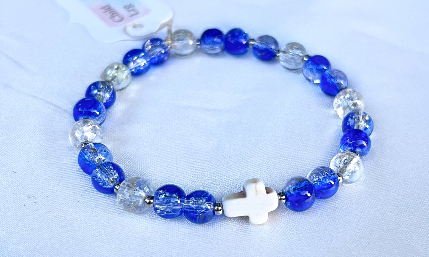 Kid’s Cross Stretchy Bracelets