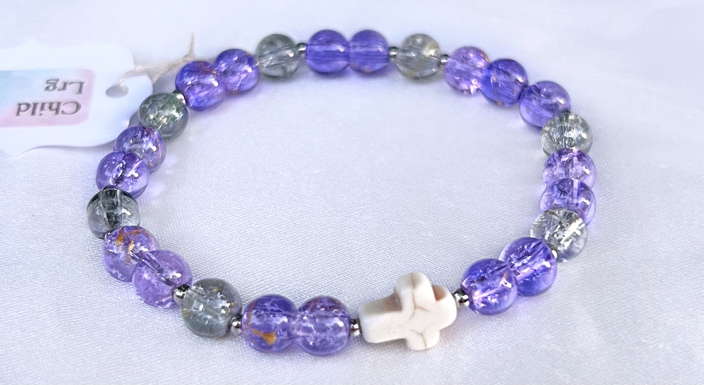 Kid’s Cross Stretchy Bracelets